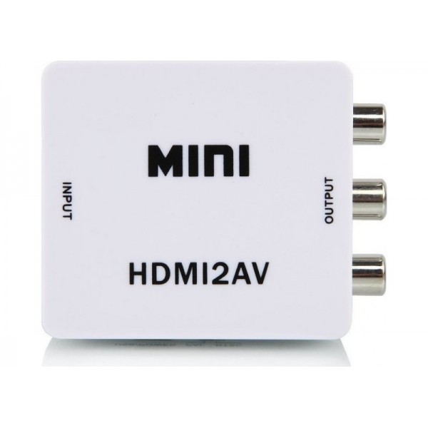 ΜΕΤΑΤΡΟΠΕΑΣ HDMI2AV από HDMI (A) θηλυκό σε 3 RCA θηλυκά