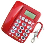 Σταθερό τηλέφωνο ενσύρματο ΝΙNC KX-T2035CID Κόκκινο