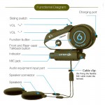 Ενδοεπικοινωνία μηχανής – VIMOTO V6 – Easy Rider Bluetooth – 600mAh